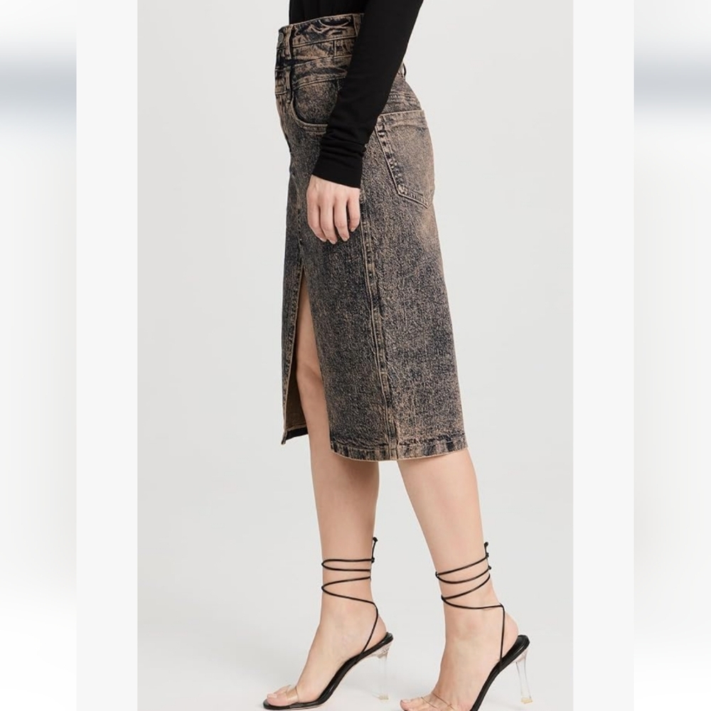 AFRM Maison Double Midi Skirt 29 - Picture 3 of 15